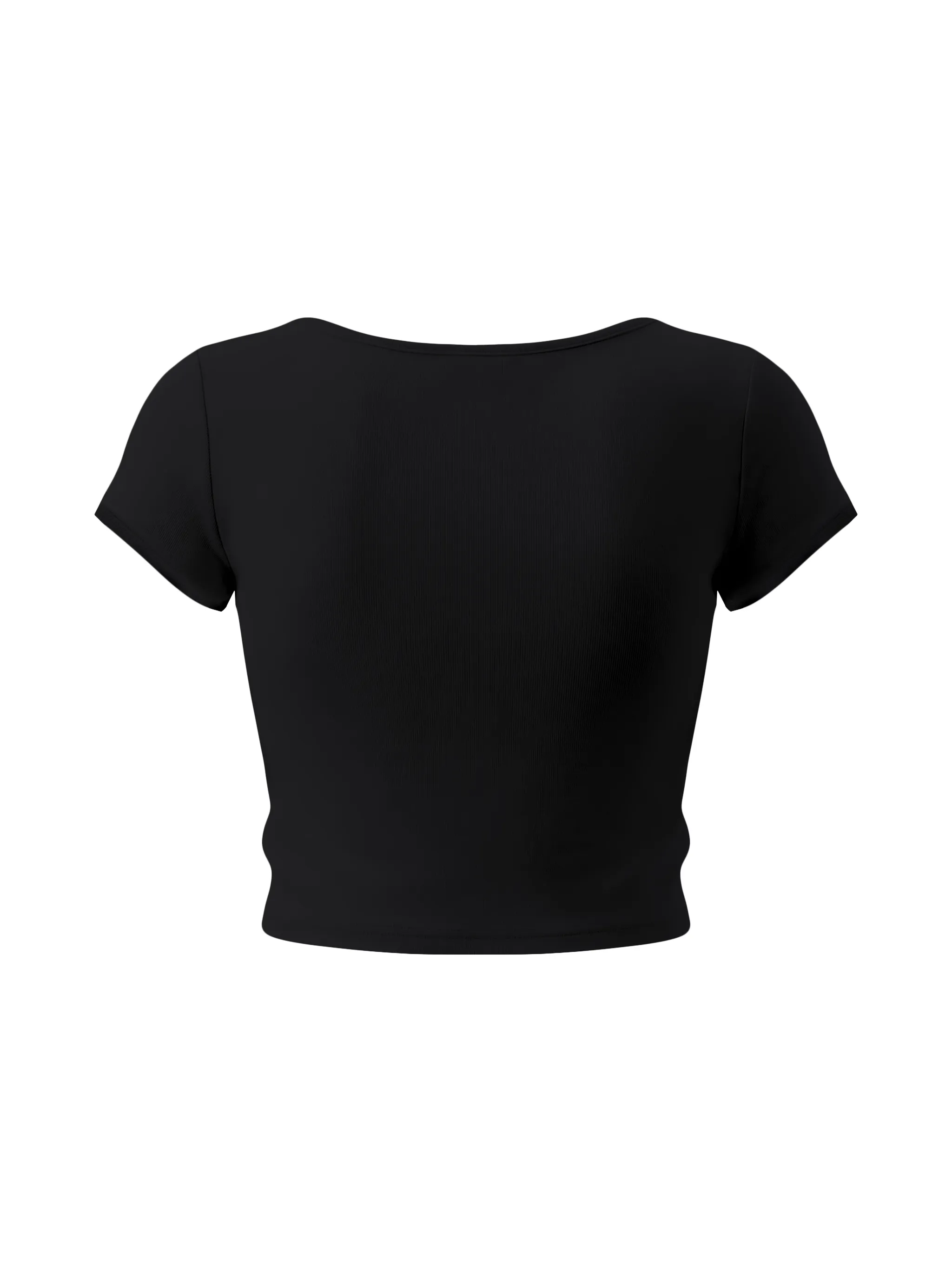 Women's Slim Cap Sleeve Crop T-Shirt