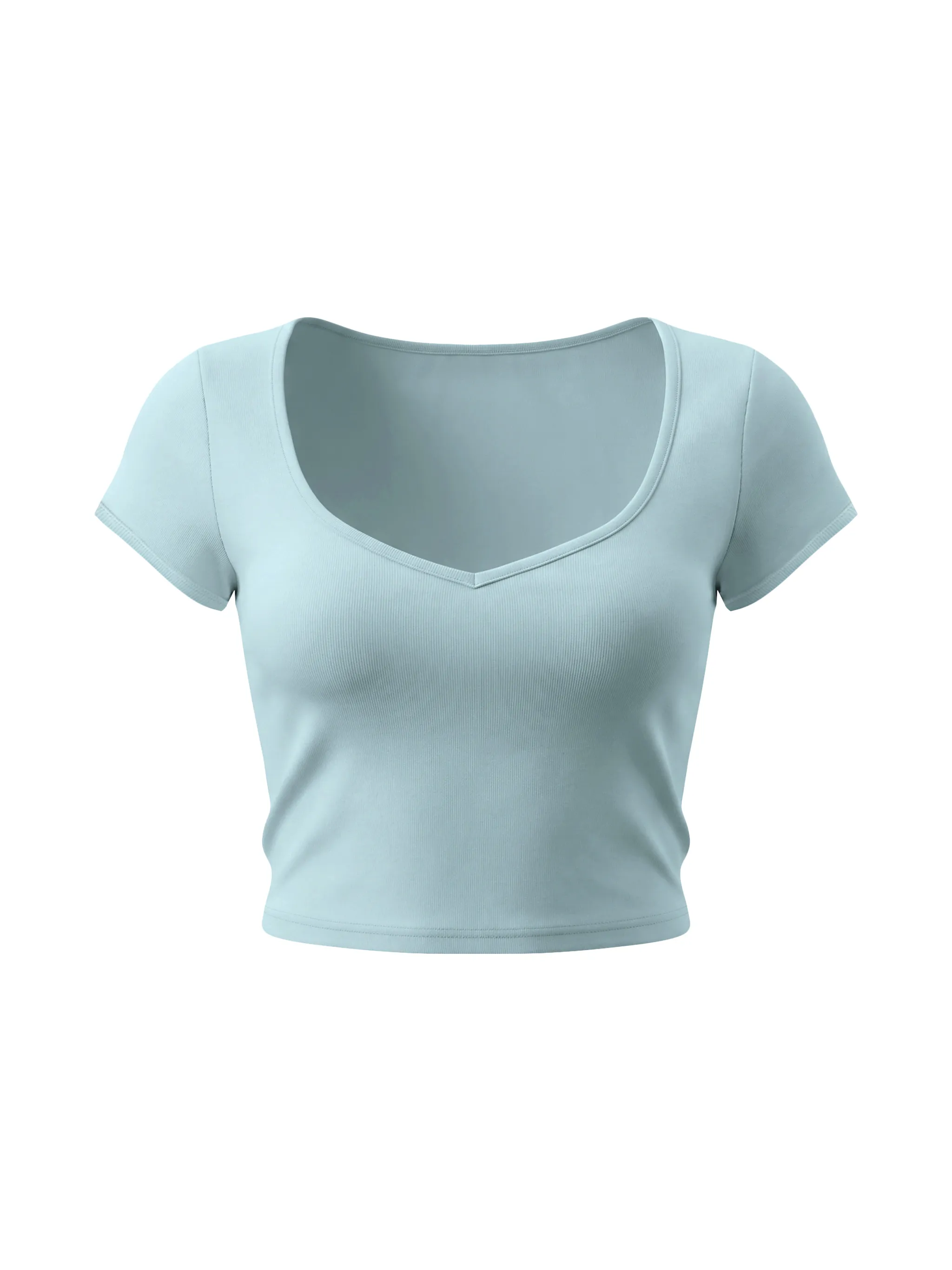 Women's Slim Cap Sleeve Crop T-Shirt
