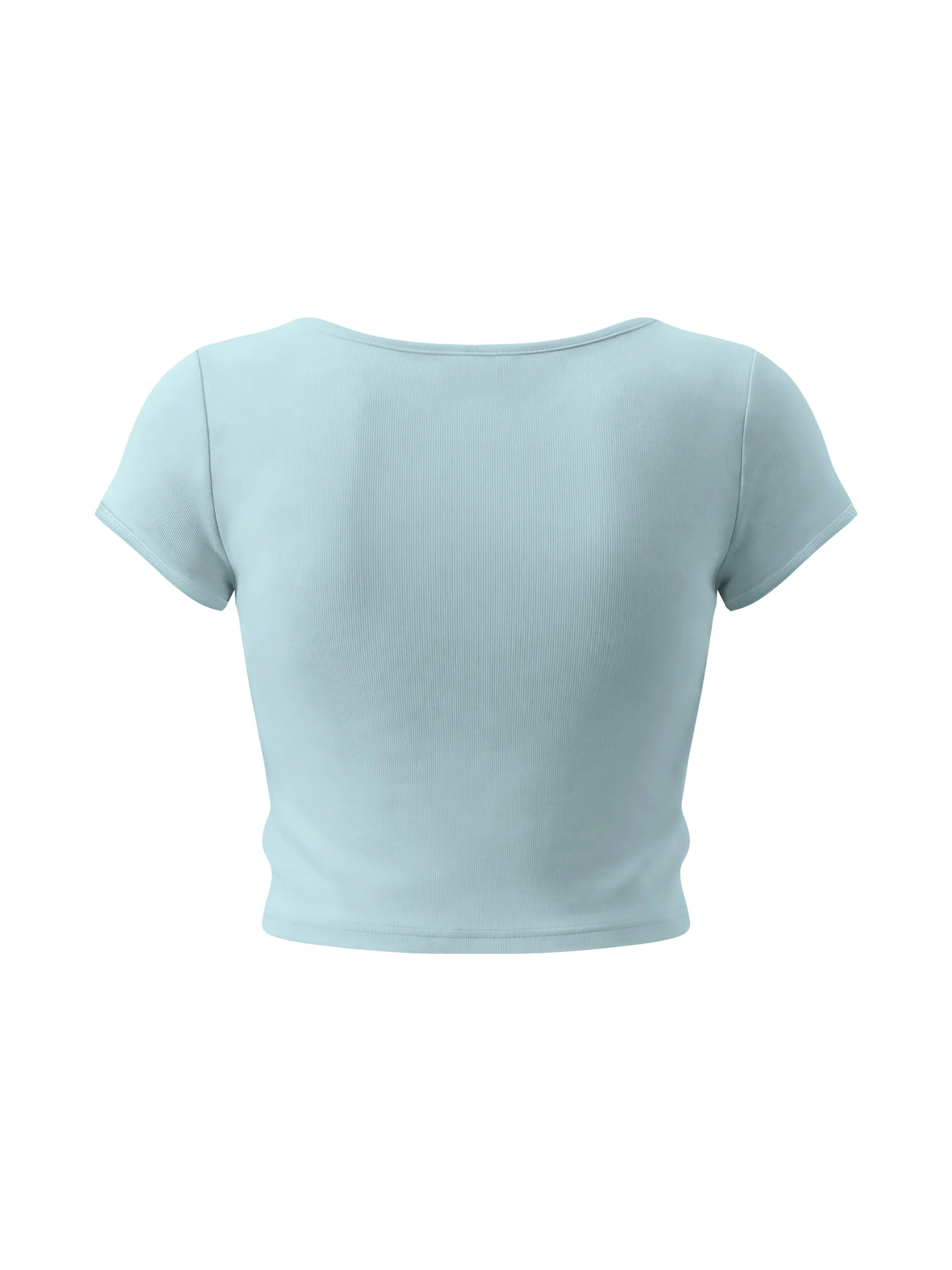 Women's Slim Cap Sleeve Crop T-Shirt