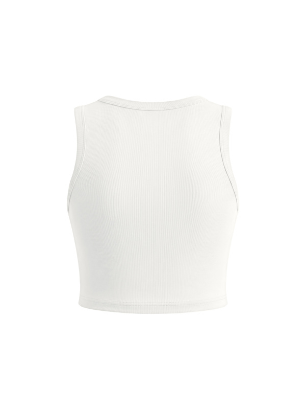 Women's Tight Crewneck Crop Tank Top