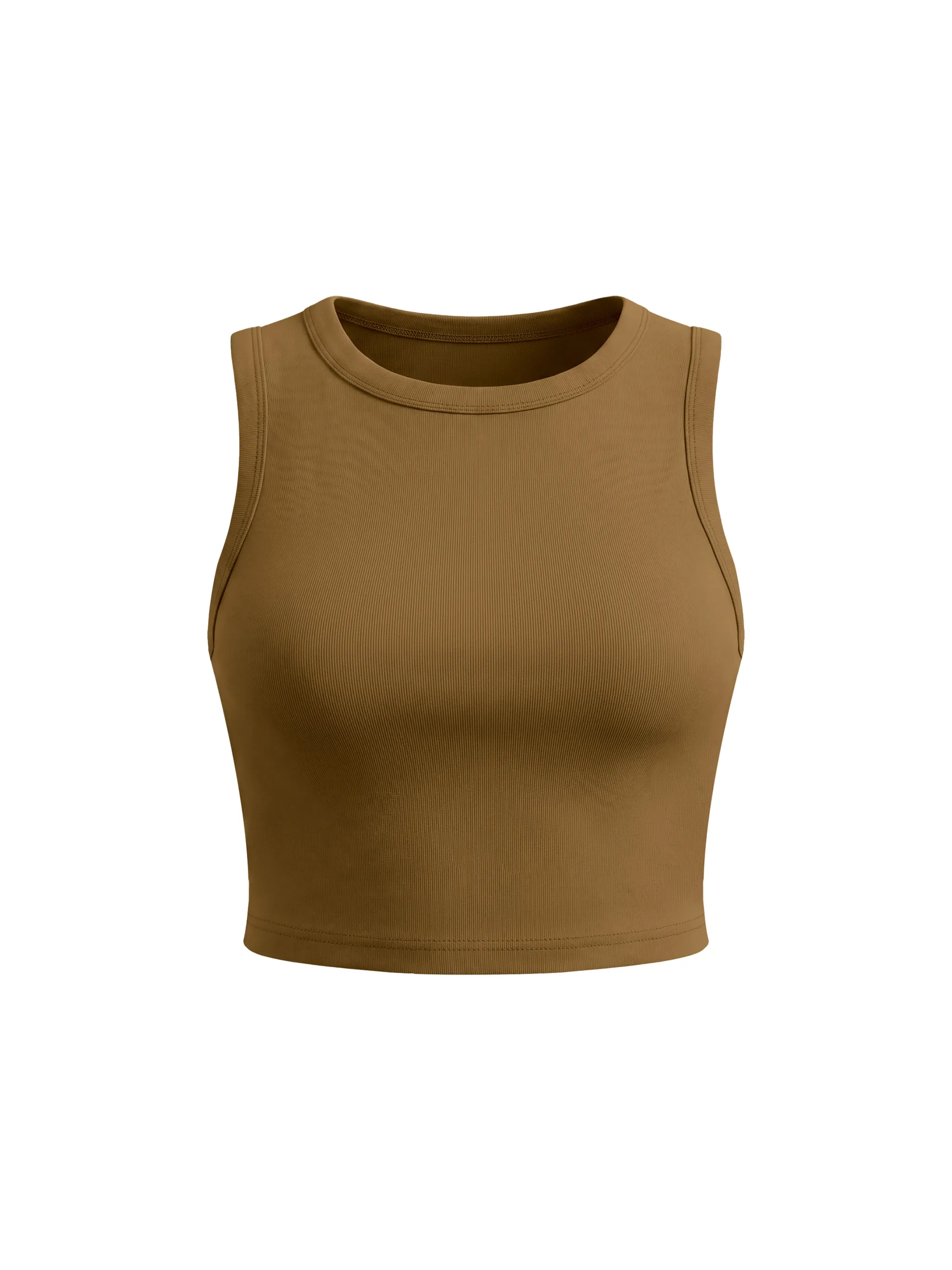 Women's Tight Crewneck Crop Tank Top