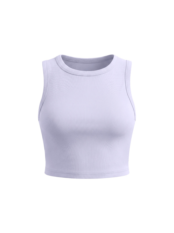 Women's Tight Crewneck Crop Tank Top