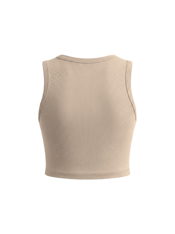 Women's Tight Crewneck Crop Tank Top