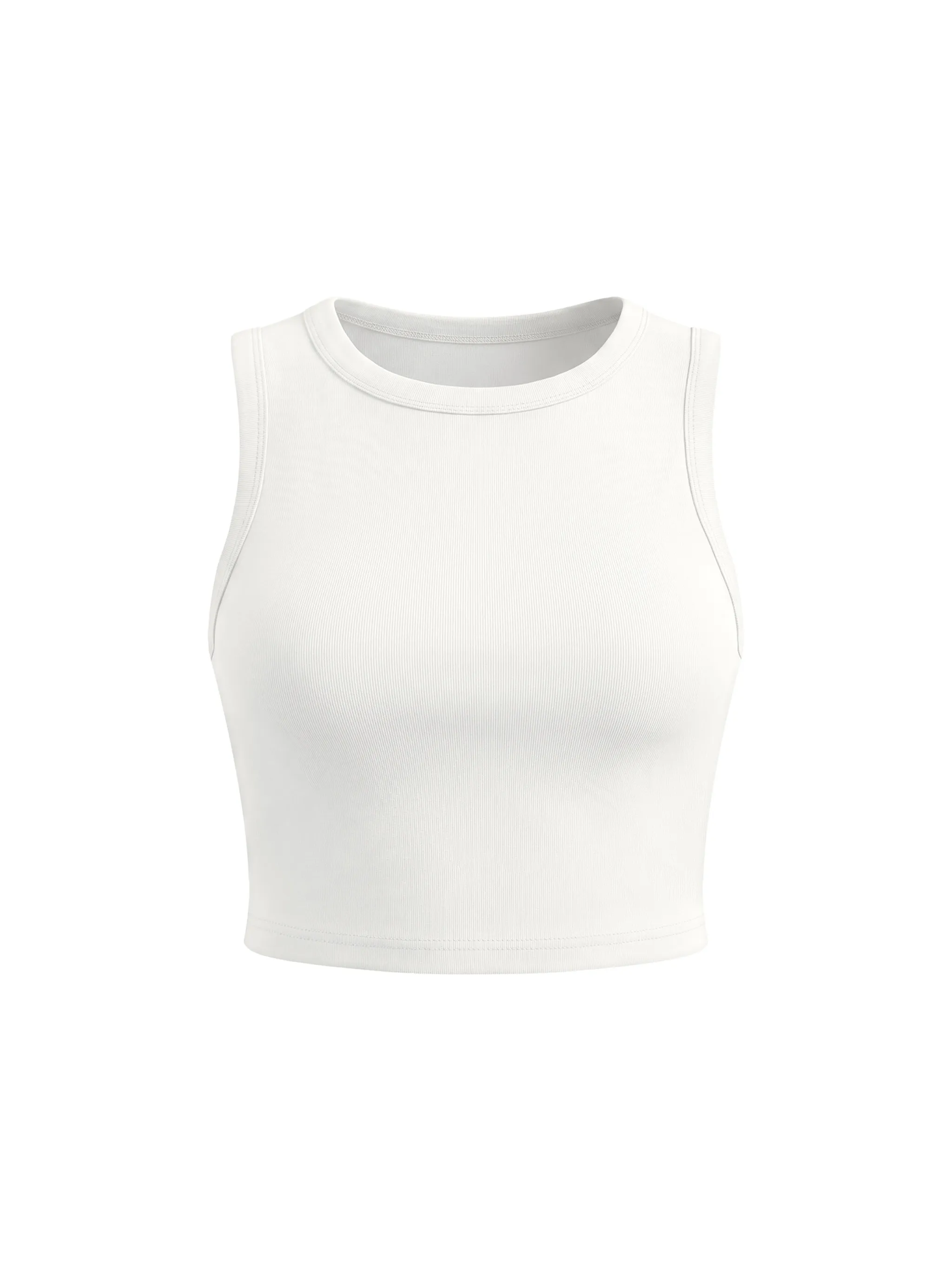 Women's Tight Crewneck Crop Tank Top