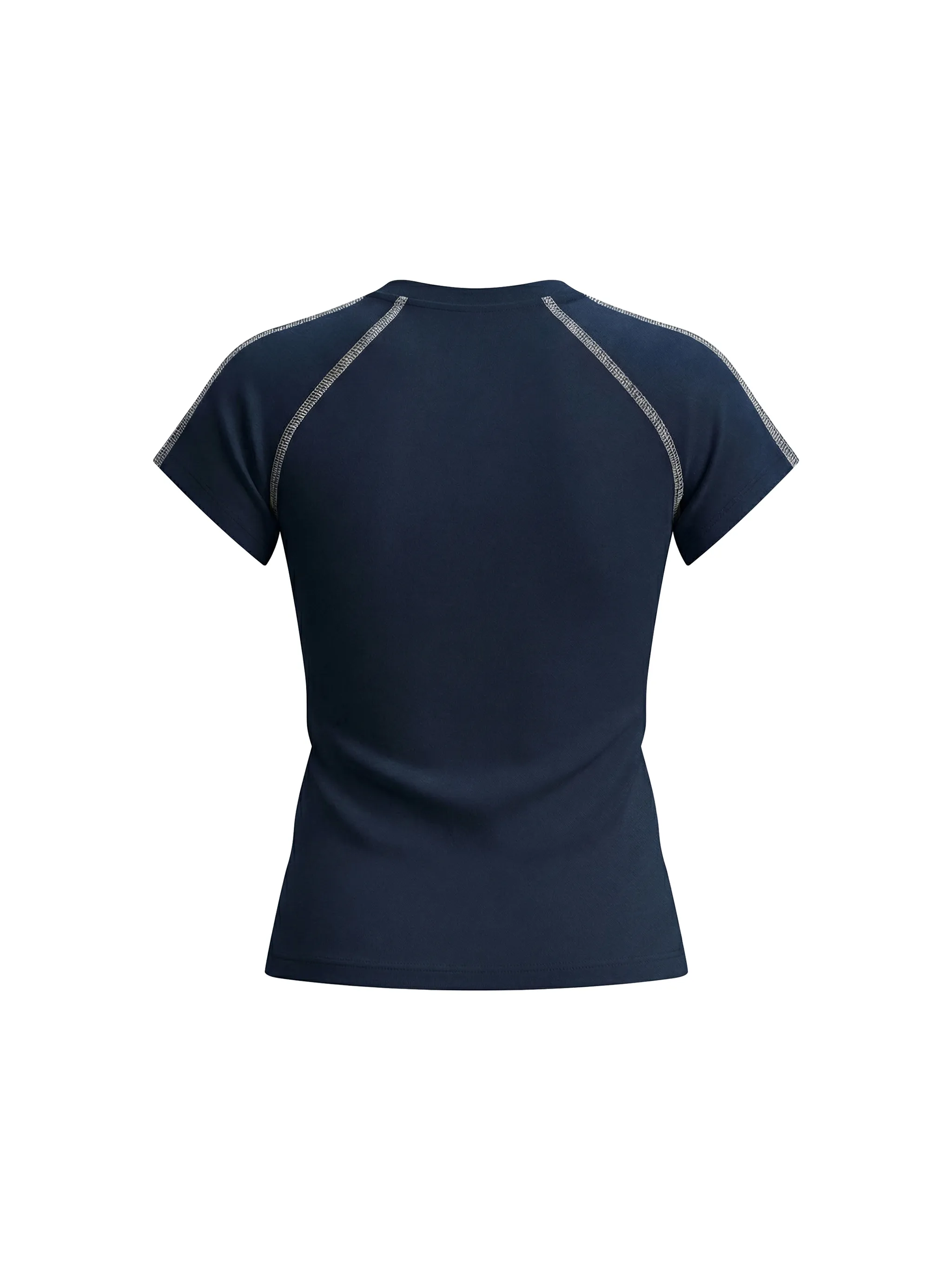 Women's Contrast Stitch Raglan T-Shirt