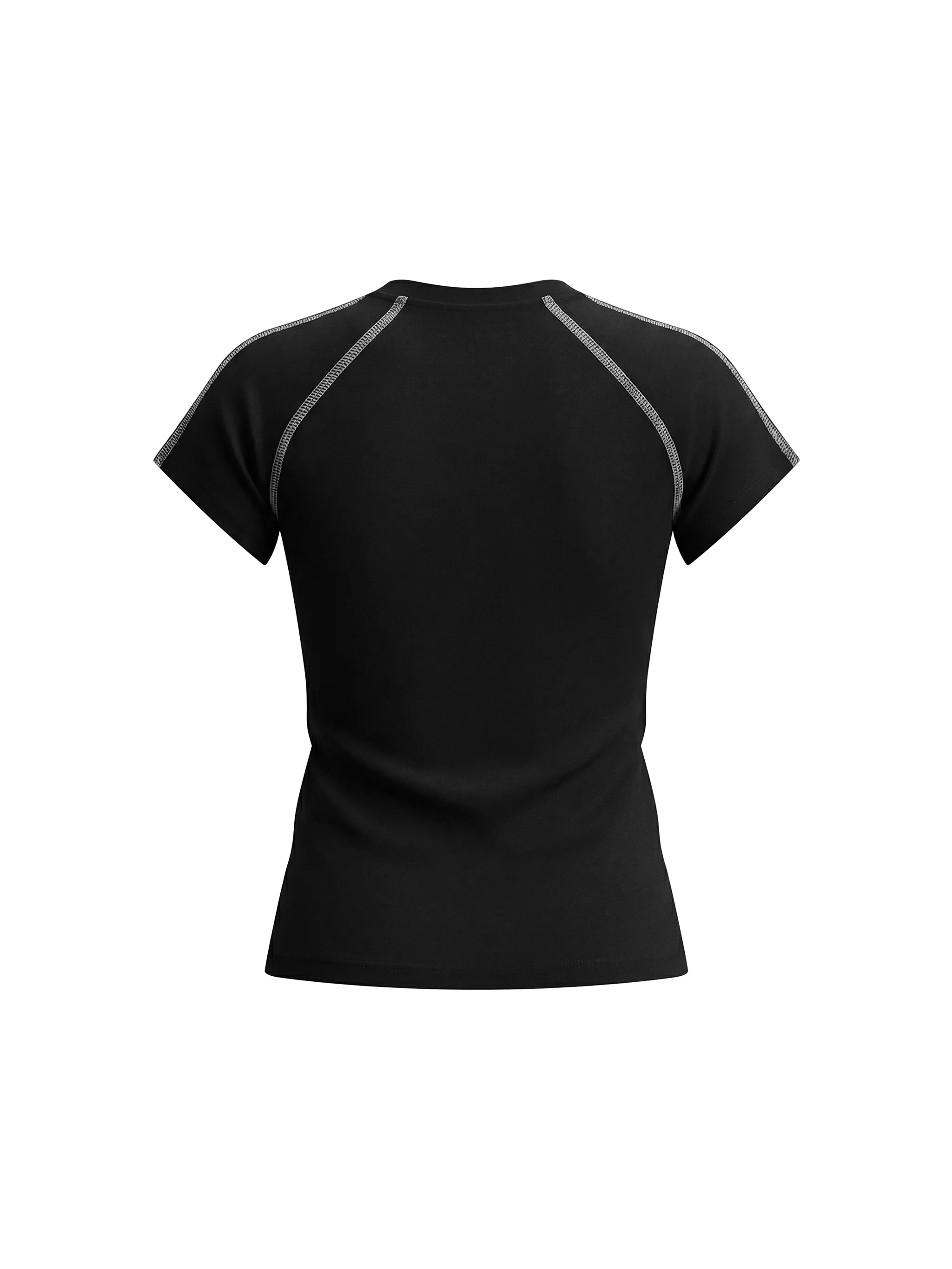 Women's Contrast Stitch Raglan T-Shirt