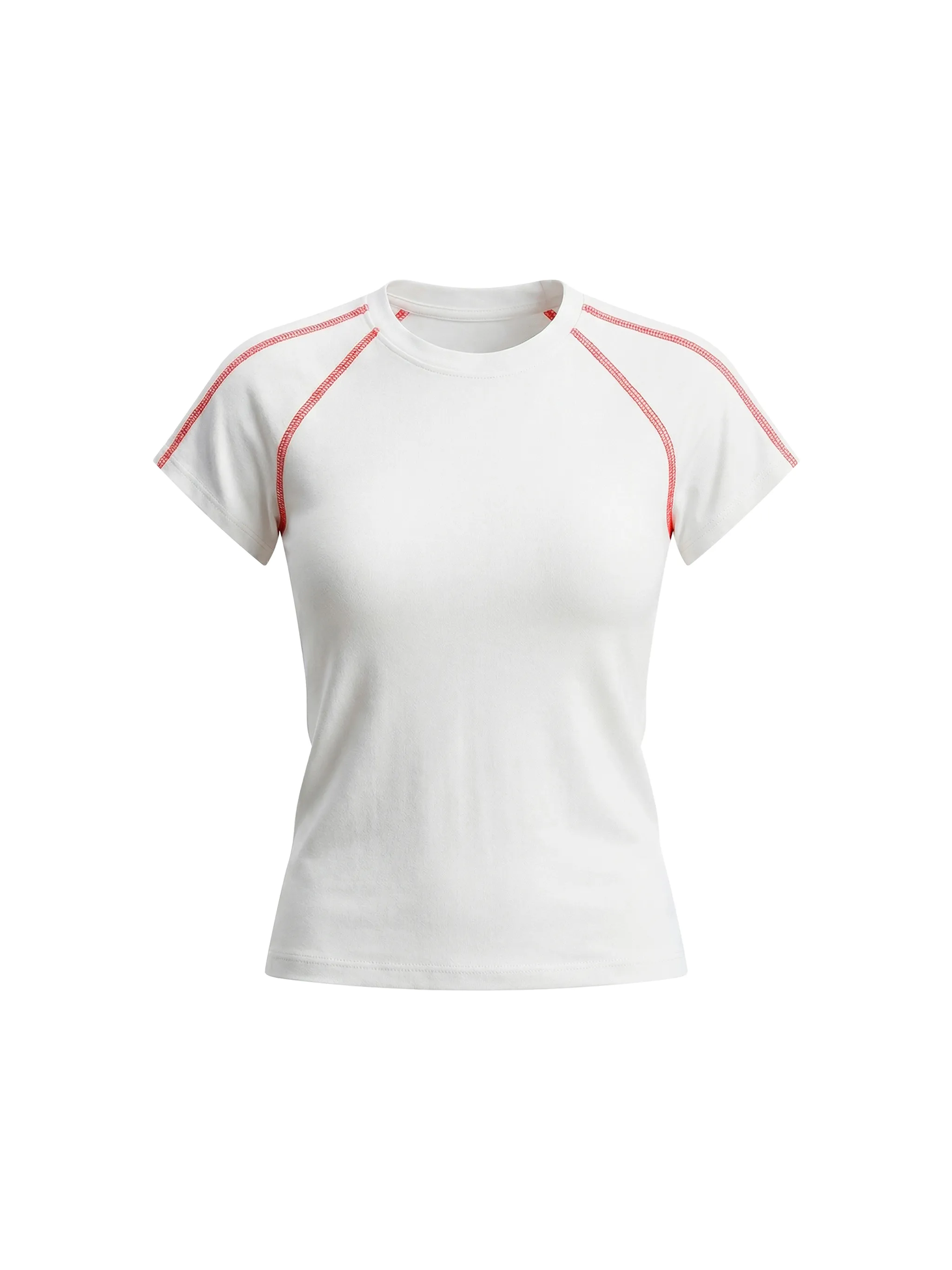 Women's Contrast Stitch Raglan T-Shirt