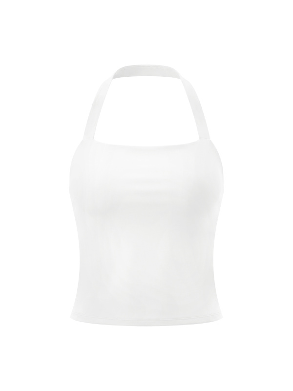 Women's Halter Crop Sports Bra
