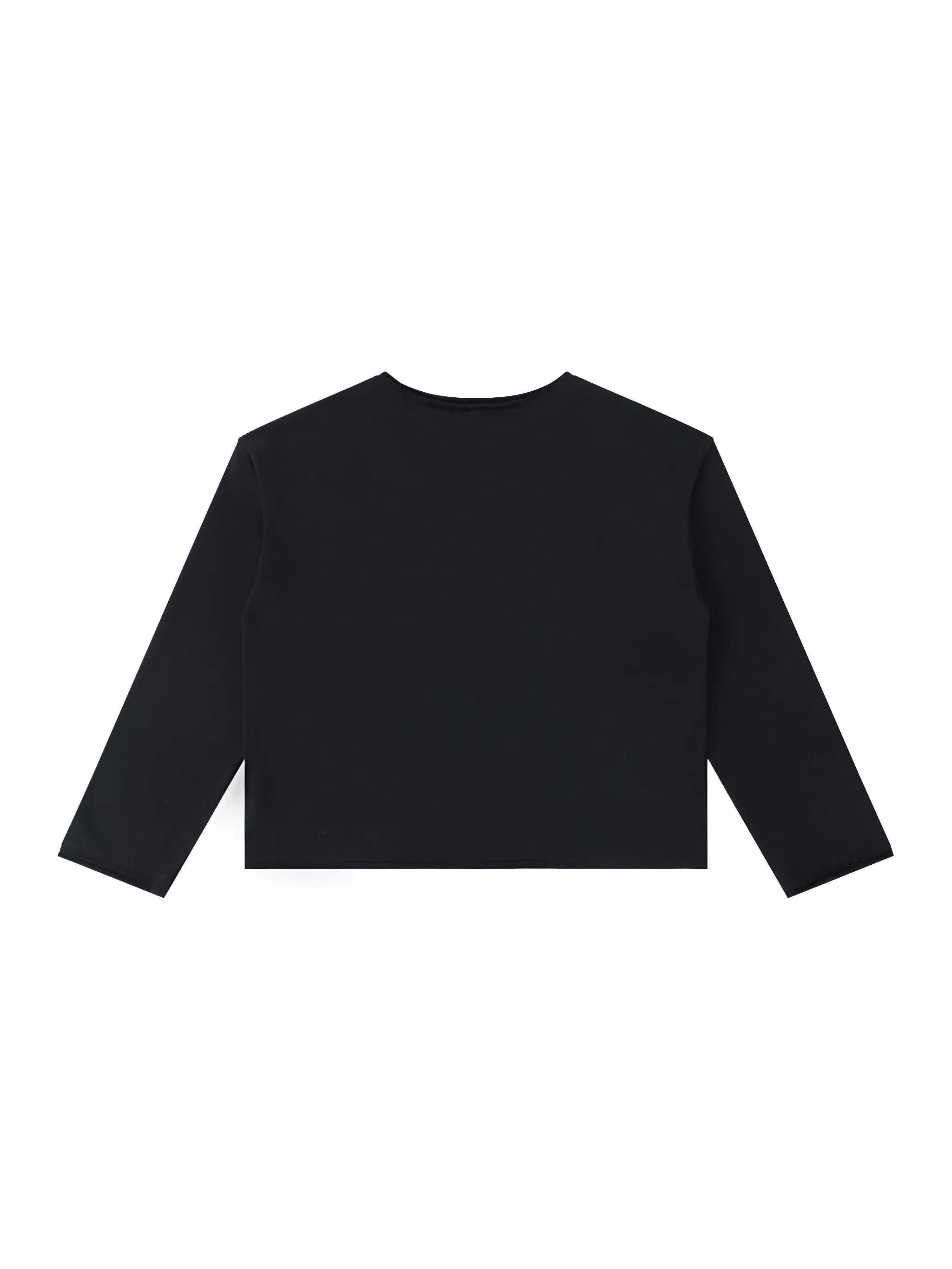 Women's Raw Hem Long Sleeve T-Shirt