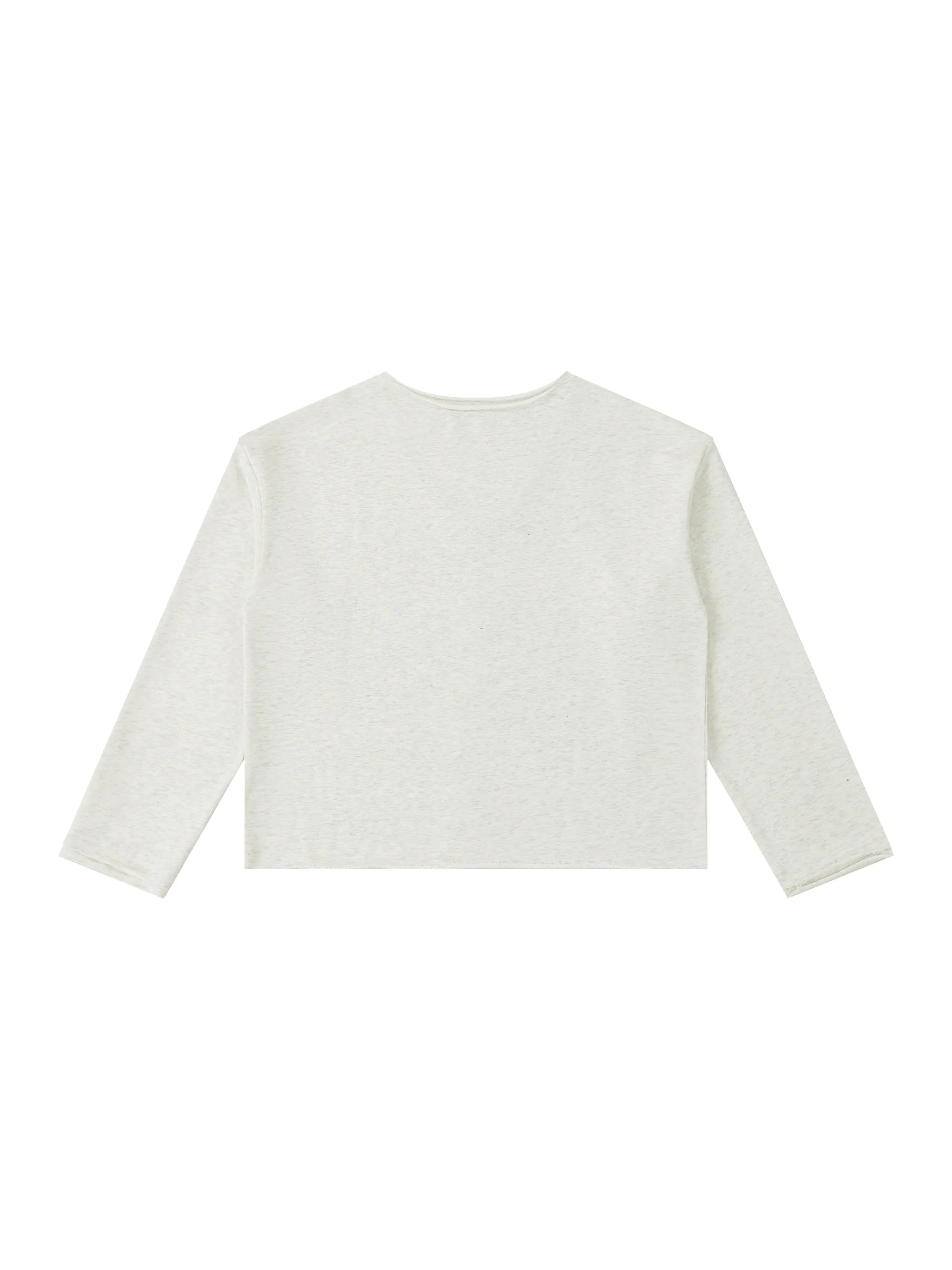 Women's Raw Hem Long Sleeve T-Shirt