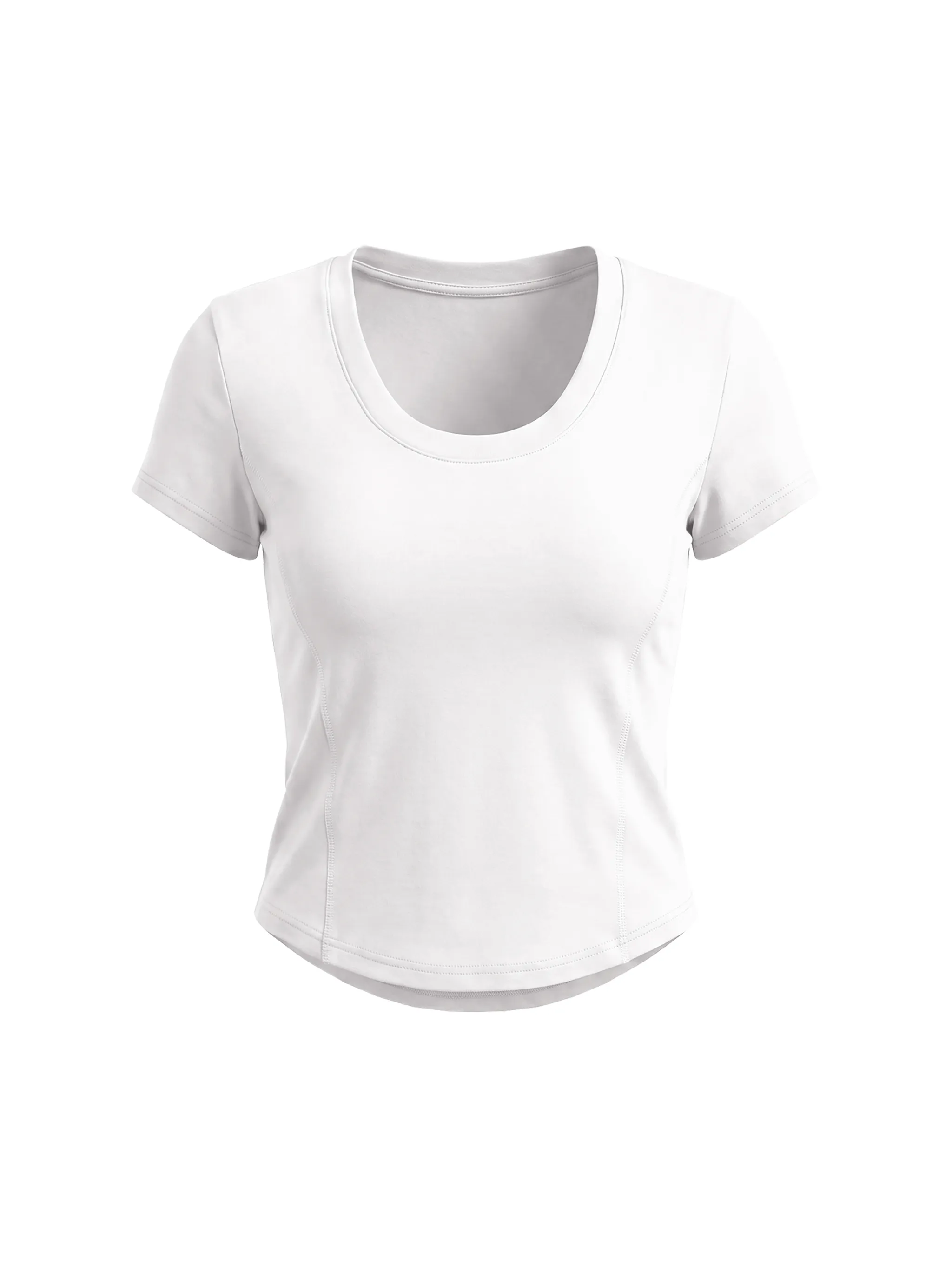 Women's Paneled Crop T-Shirt