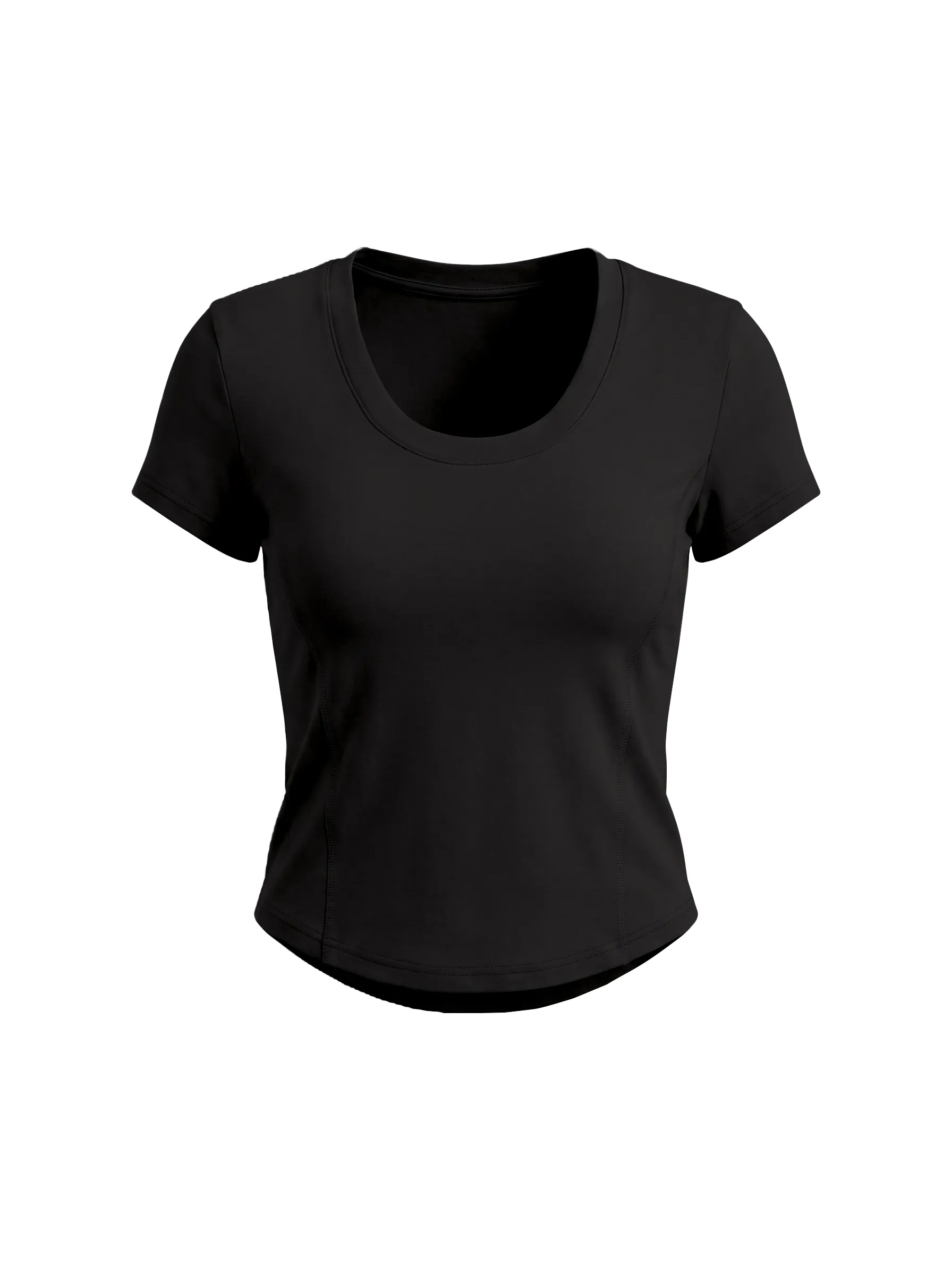 Women's Paneled Crop T-Shirt