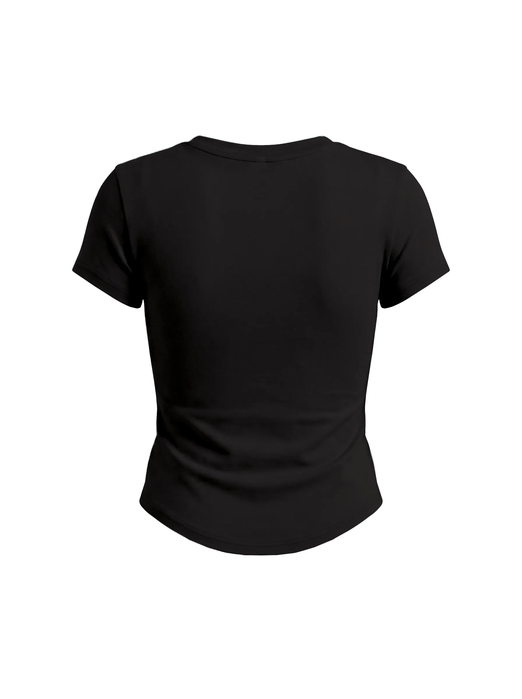 Women's Paneled Crop T-Shirt