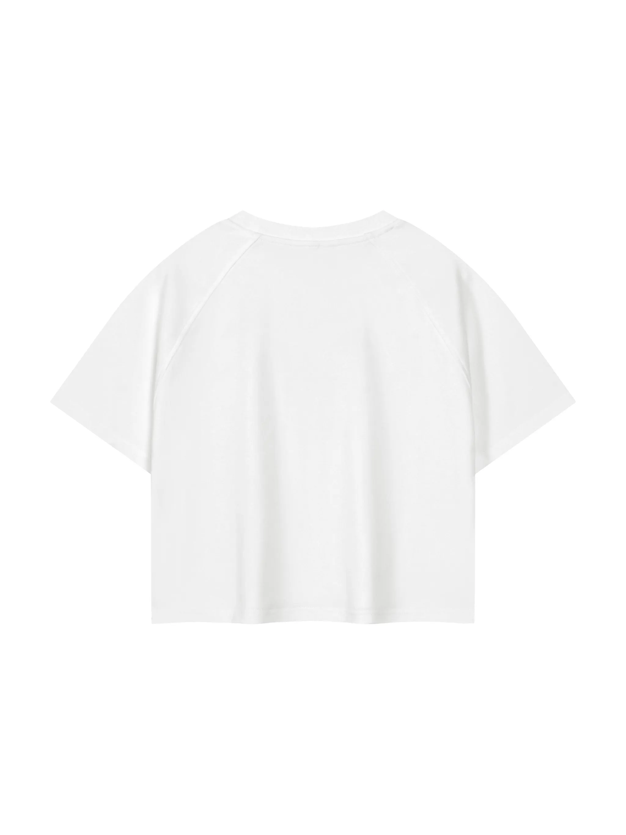 Women's Mineral Wash Raglan Crop T-Shirt