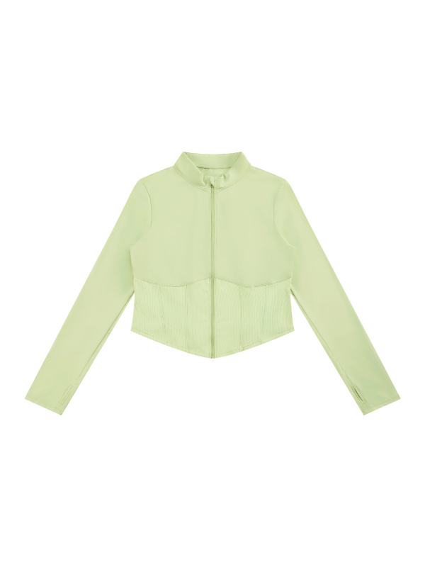 Women's Slim Fit Full-Zip Yoga Jacket