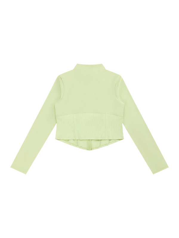 Women's Slim Fit Full-Zip Yoga Jacket