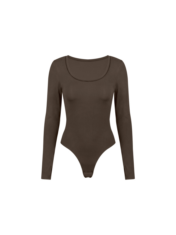 Women's Tight Long Sleeve Yoga Bodysuit