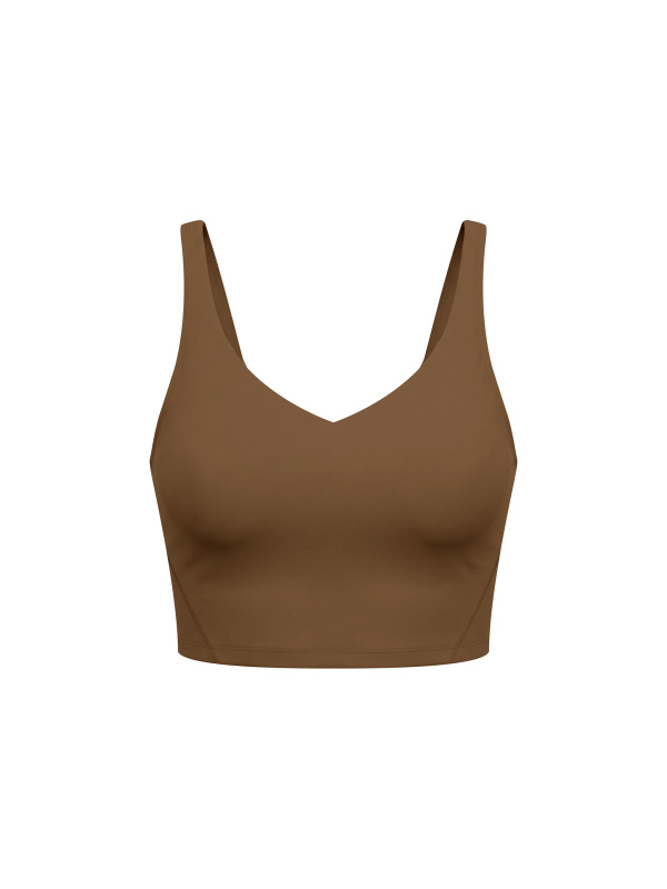 Women's V-Neck Yoga Sports Bra