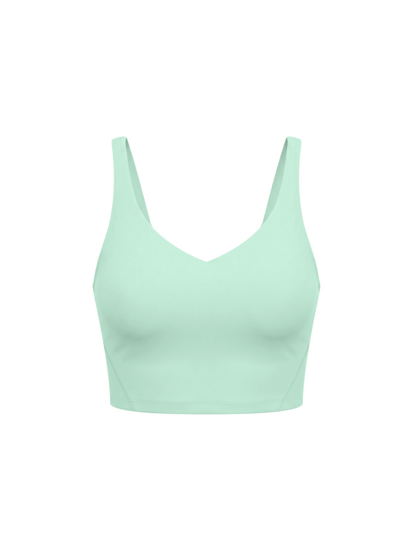 Women's V-Neck Yoga Sports Bra