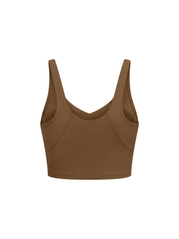 Women's V-Neck Yoga Sports Bra