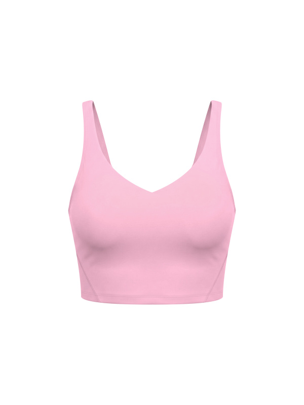 Women's V-Neck Yoga Sports Bra