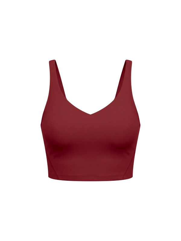Women's V-Neck Yoga Sports Bra