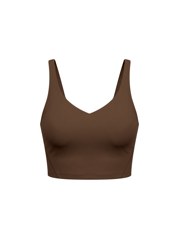 Women's V-Neck Yoga Sports Bra