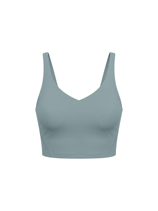 Women's V-Neck Yoga Sports Bra