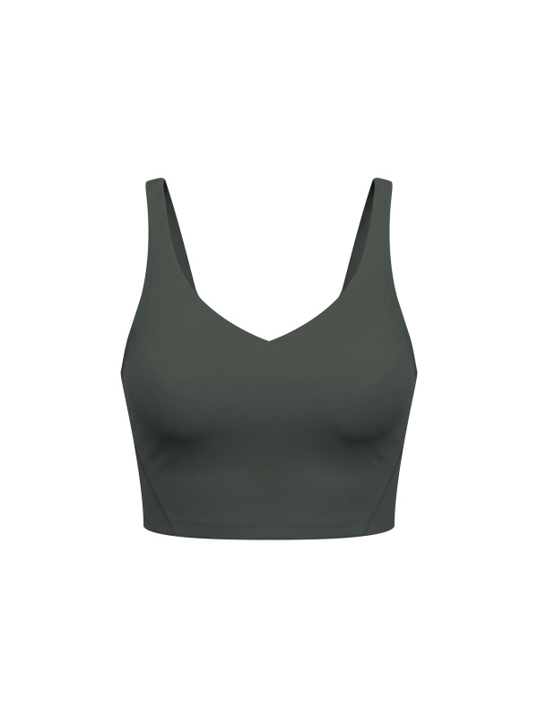 Women's V-Neck Yoga Sports Bra