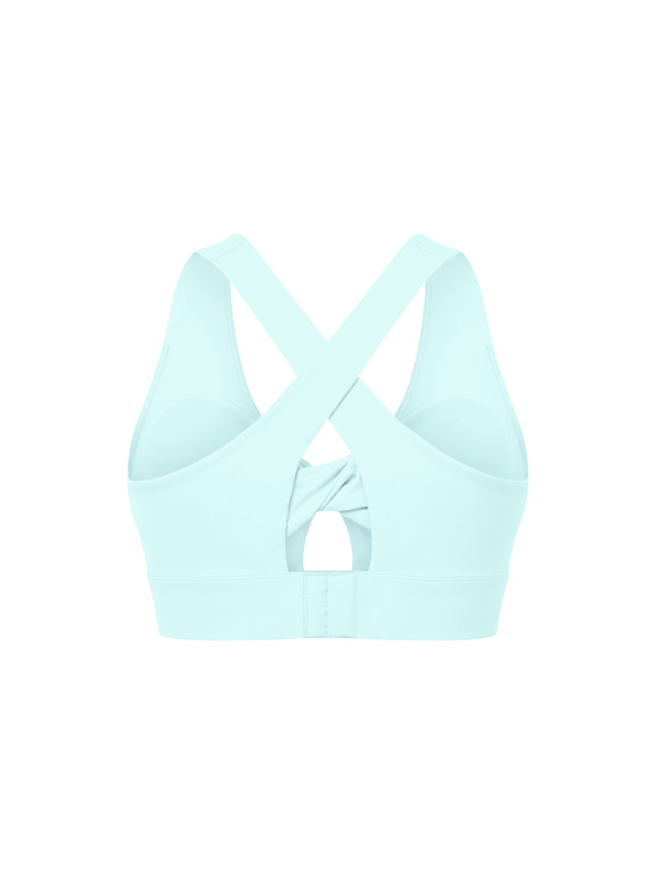 Women's Twist Front V-Neck Sports Bra