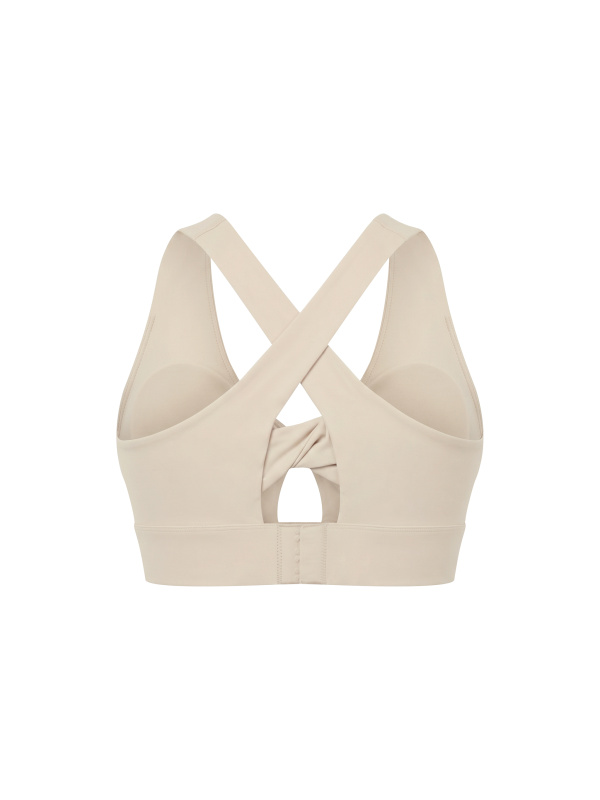 Women's Twist Front V-Neck Sports Bra