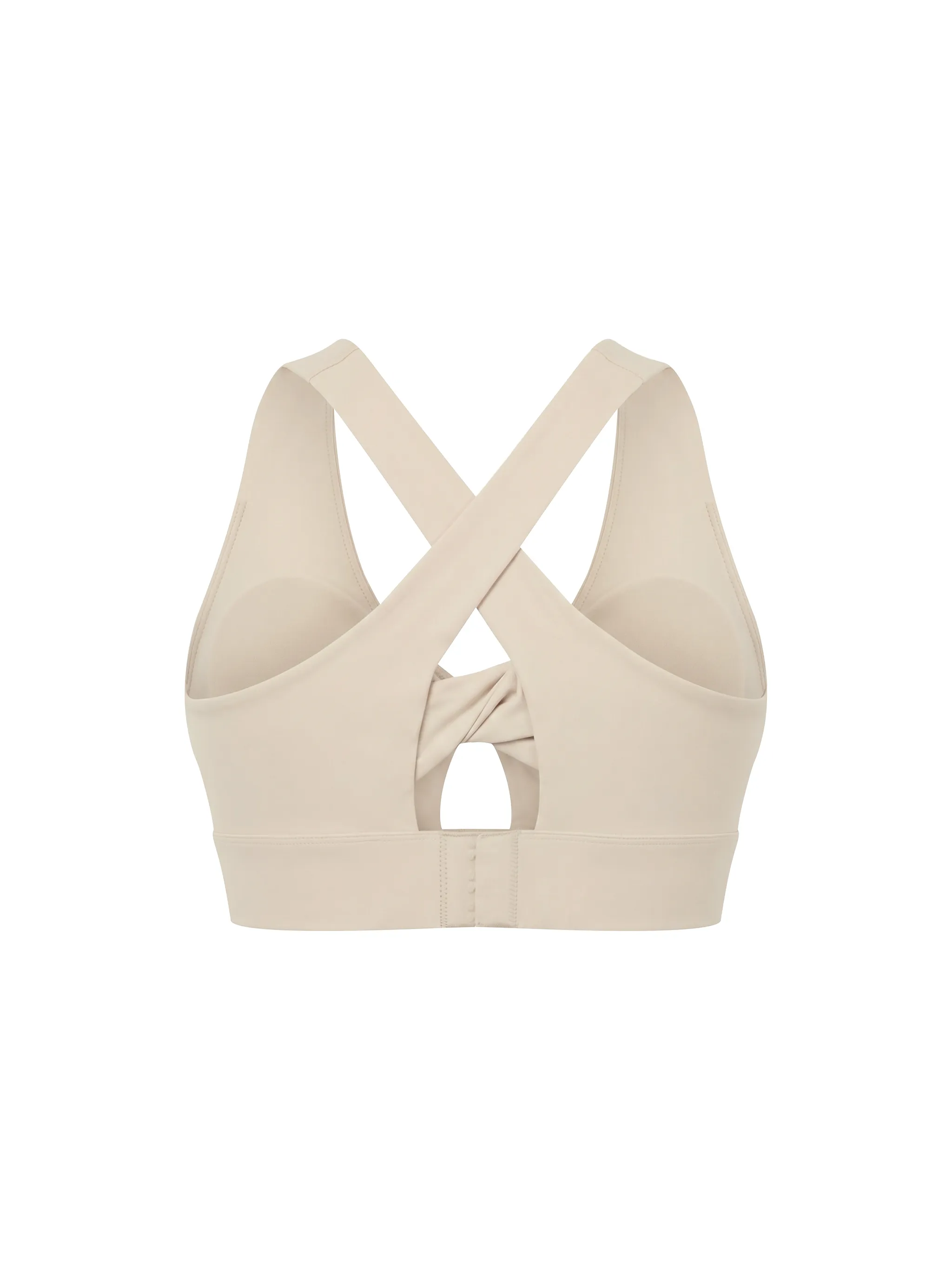 Women's Twist Front V-Neck Sports Bra