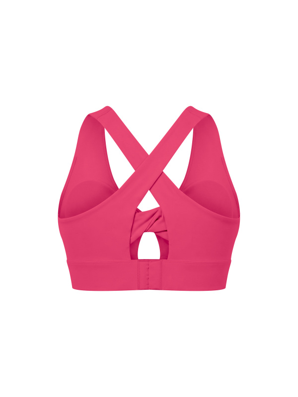Women's Twist Front V-Neck Sports Bra