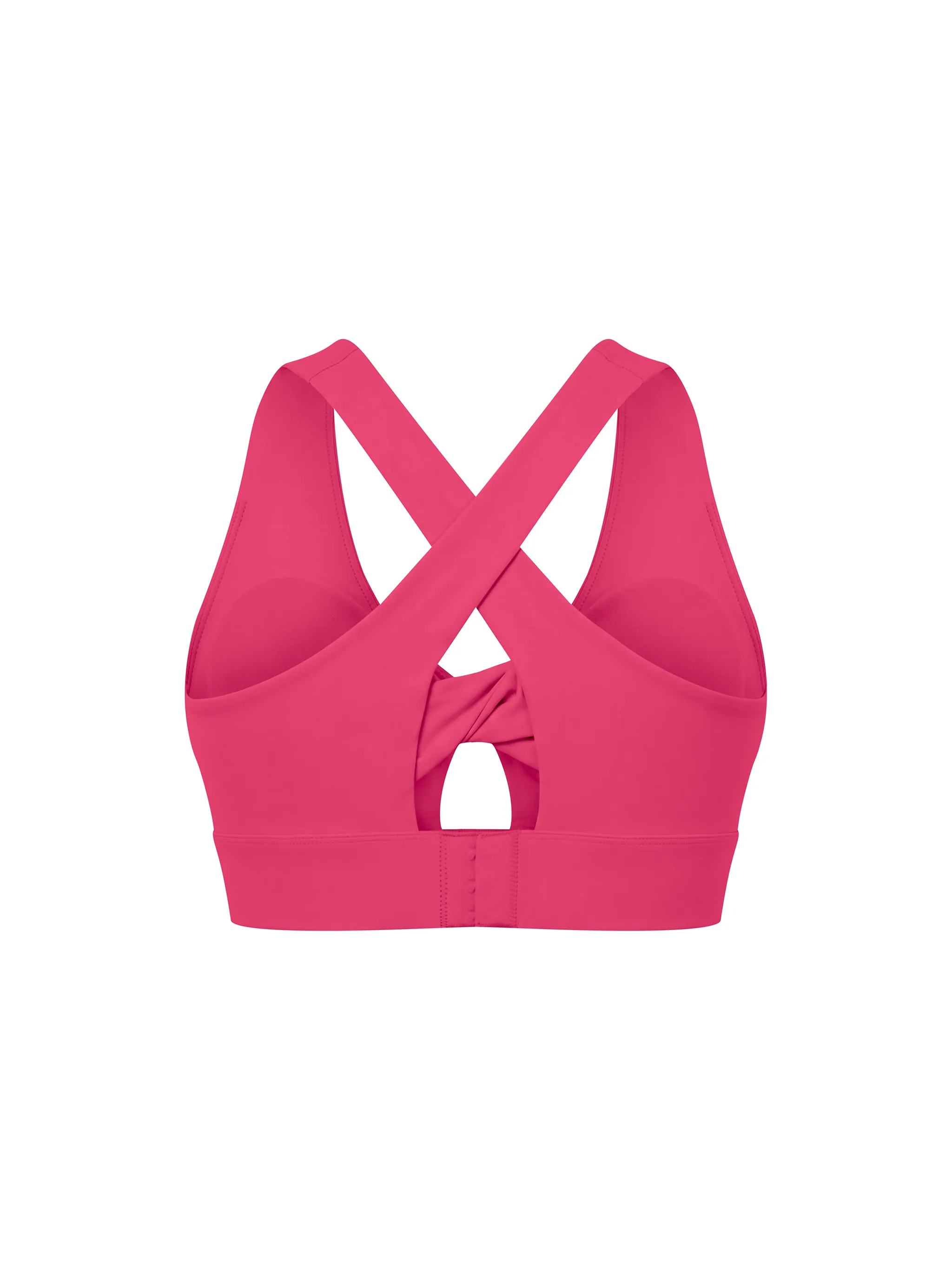 Women's Twist Front V-Neck Sports Bra