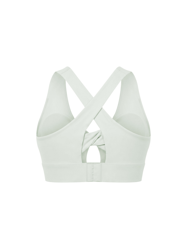 Women's Twist Front V-Neck Sports Bra