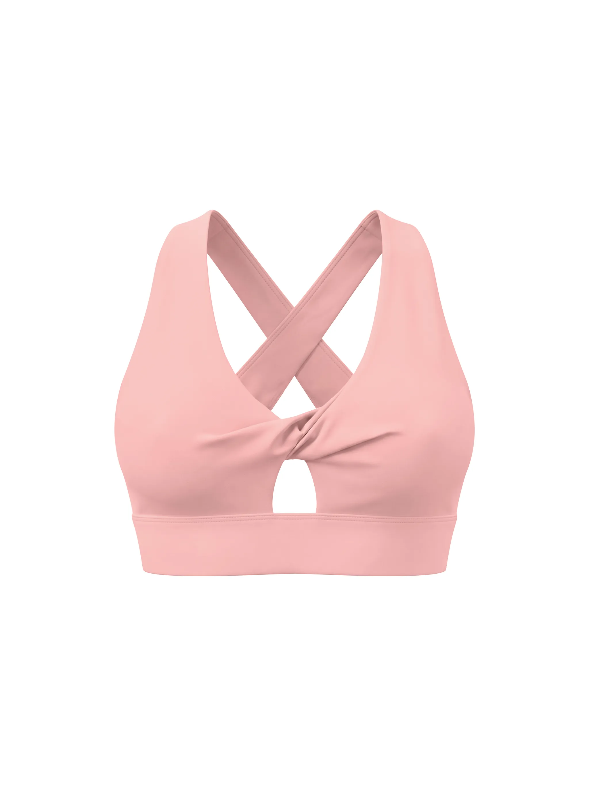 Women's Twist Front V-Neck Sports Bra