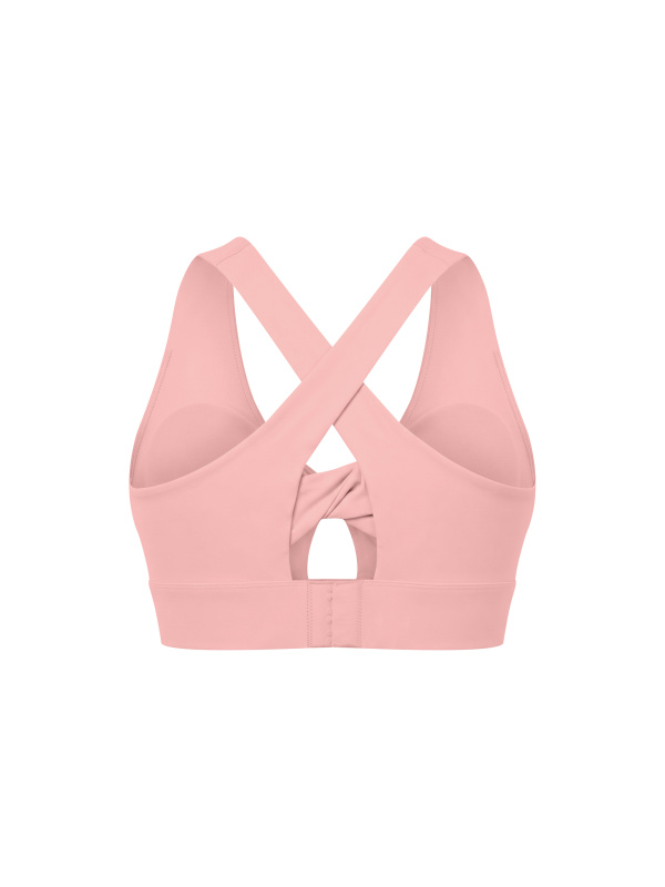 Women's Twist Front V-Neck Sports Bra