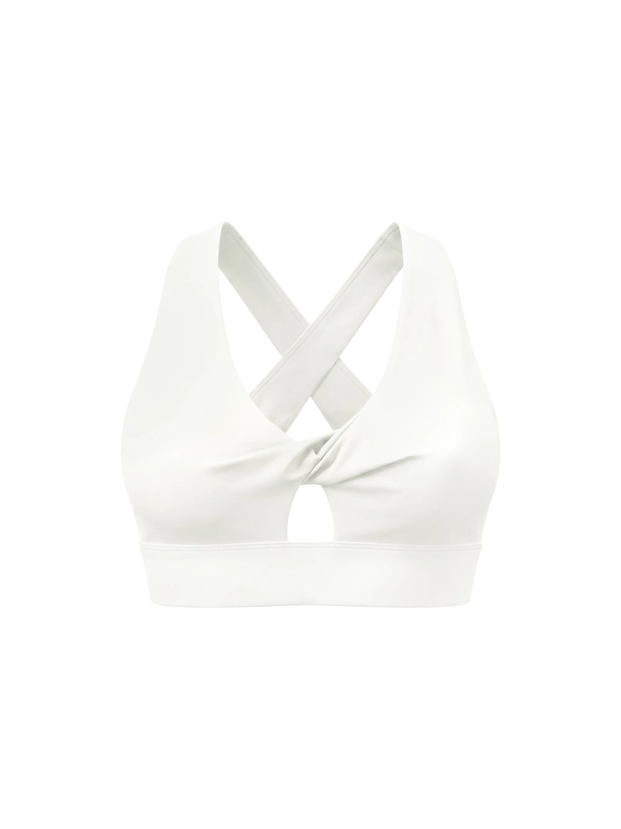 Women's Twist Front V-Neck Sports Bra