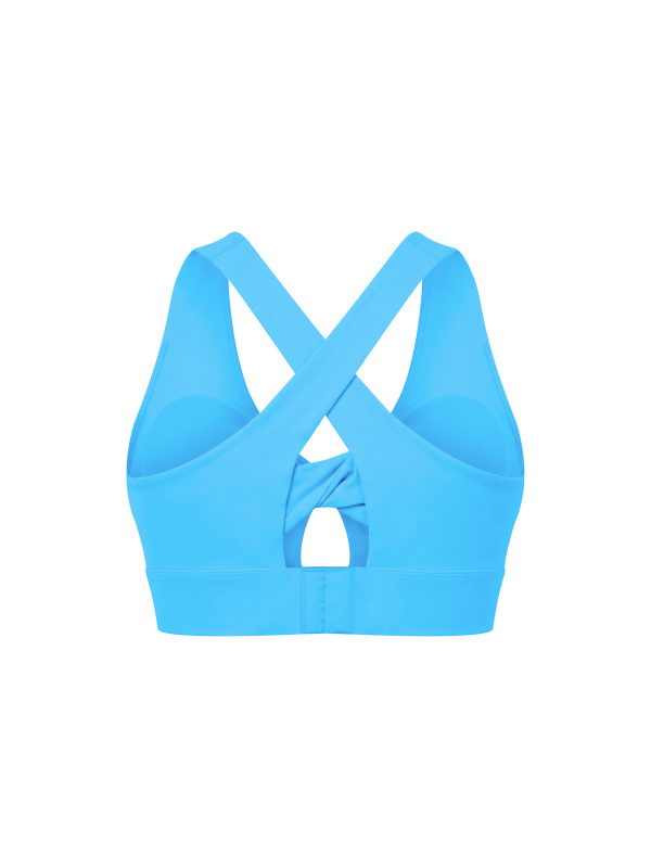Women's Twist Front V-Neck Sports Bra