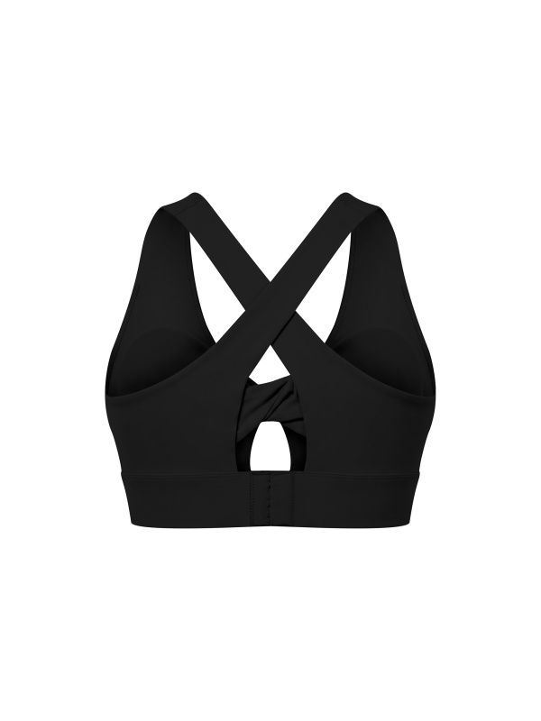 Women's Twist Front V-Neck Sports Bra