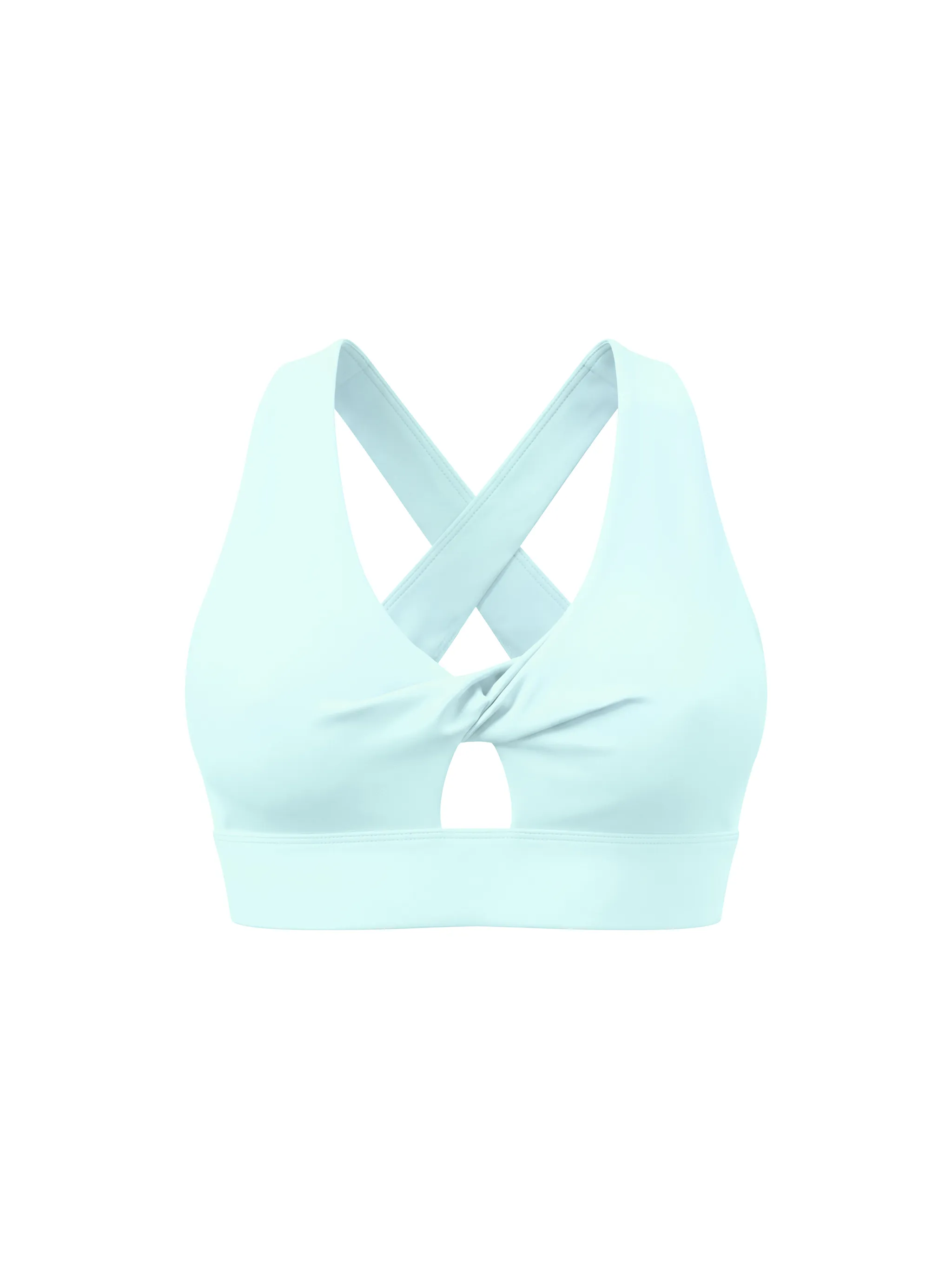 Women's Twist Front V-Neck Sports Bra