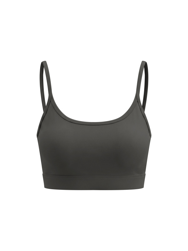 Women's Solid U-Neck Sports Bra