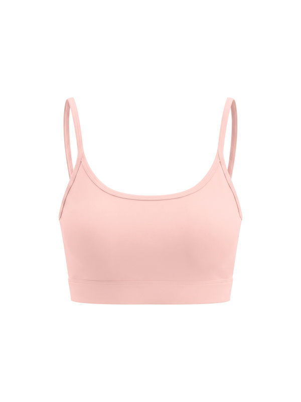 Women's Solid U-Neck Sports Bra