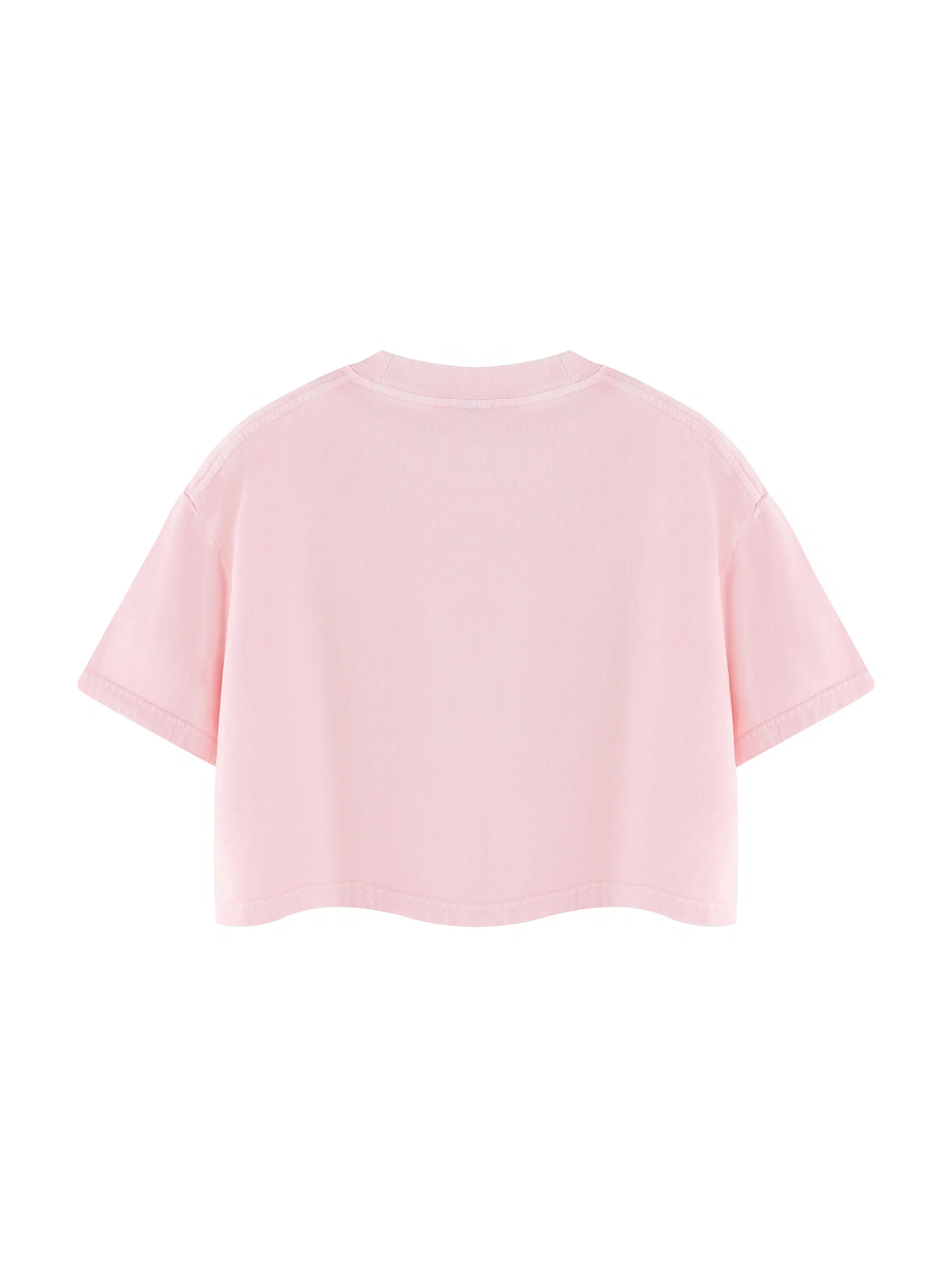 Women's Mineral Wash Cotton Crop T-Shirt