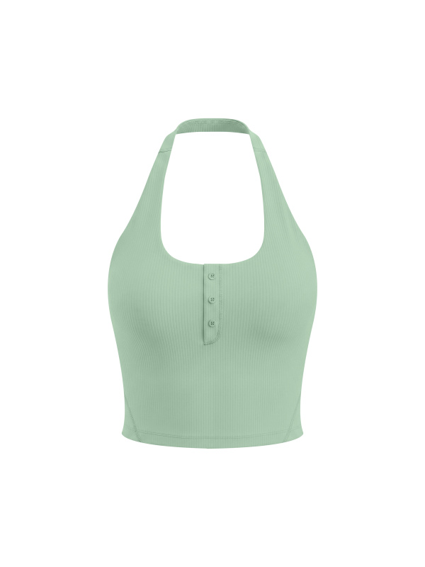 Women's Halter Yoga Tank Top