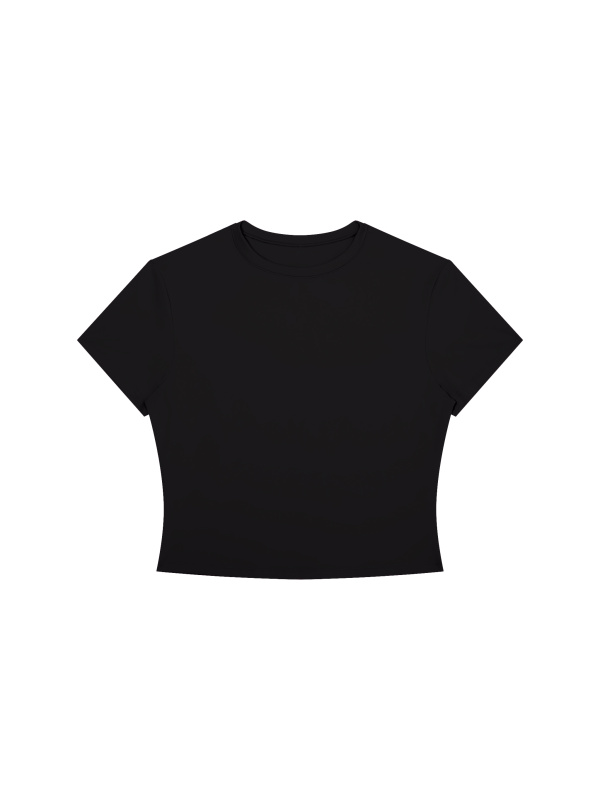 Women's Crewneck Crop T-Shirt