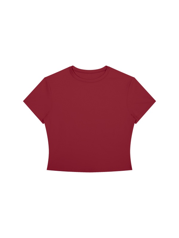 Women's Crewneck Crop T-Shirt