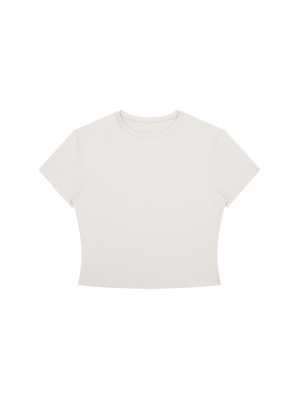 Women's Crewneck Crop T-Shirt