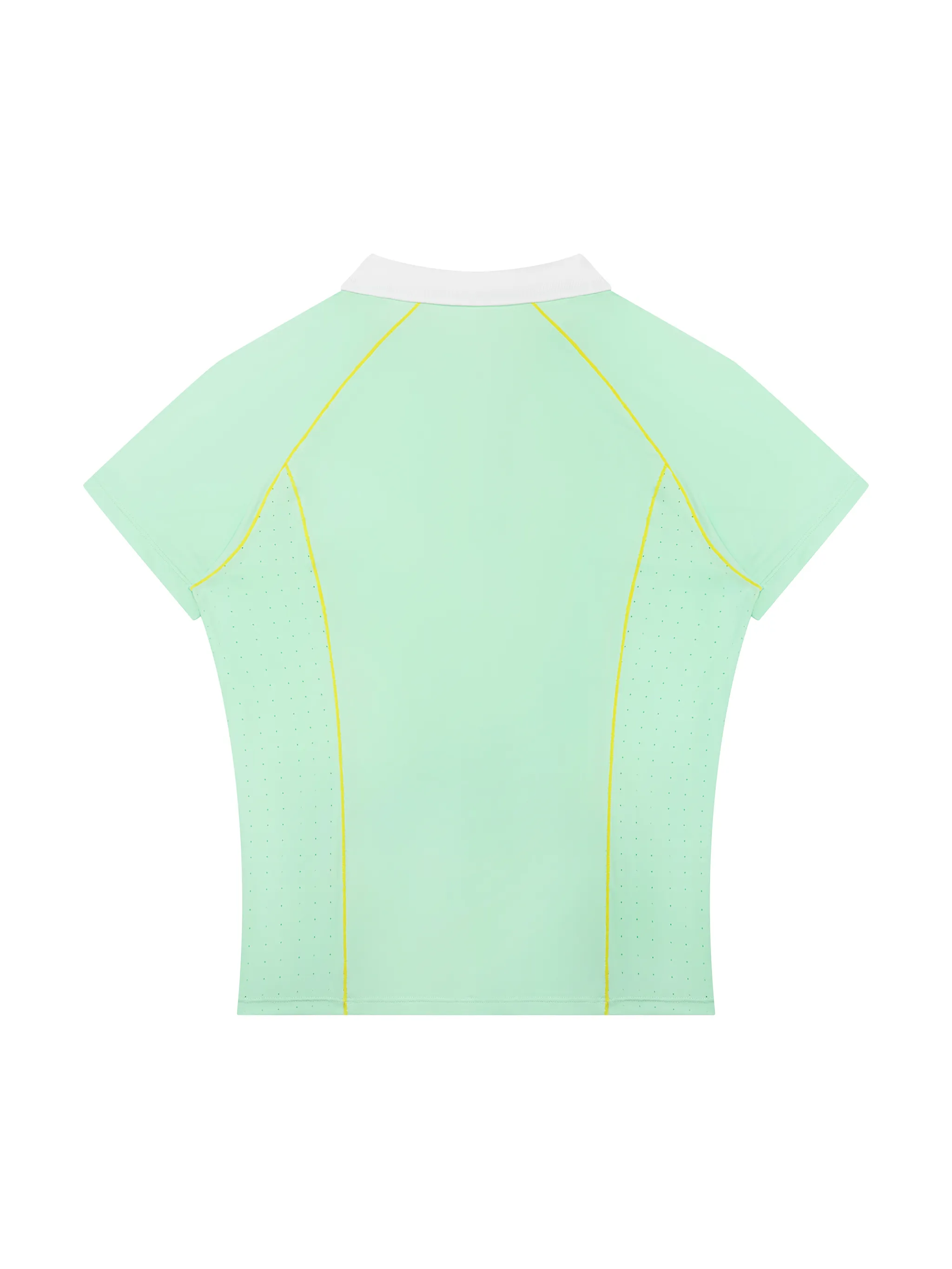 Women’s Slim Fit Quarter-Zip Polo Shirt