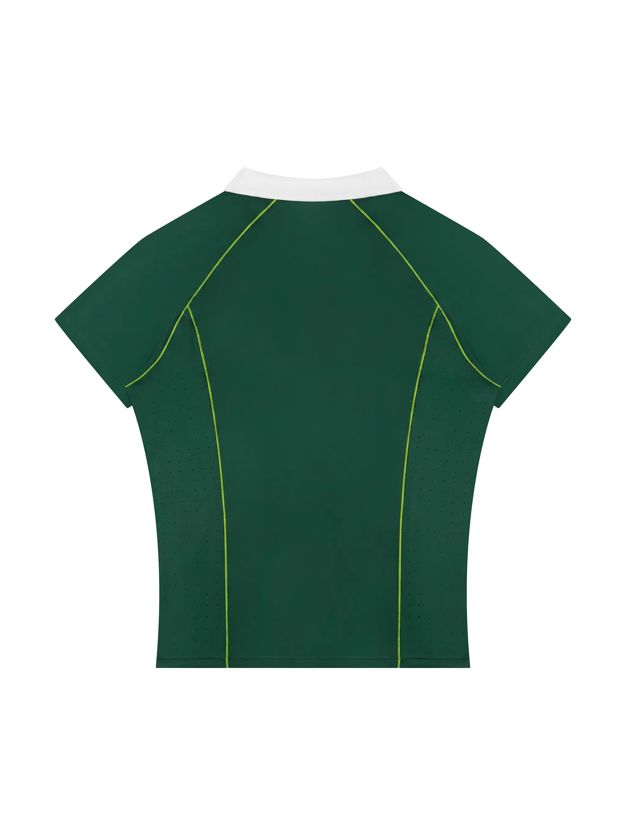 Women’s Slim Fit Quarter-Zip Polo Shirt